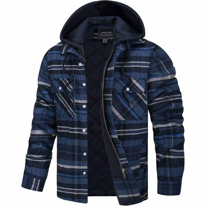 Julius™ | Checked Jacket with Zipper