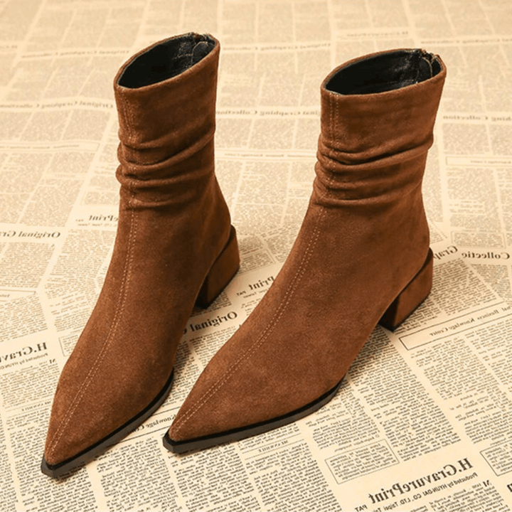 Valeria™ | Stylish Leather Boots