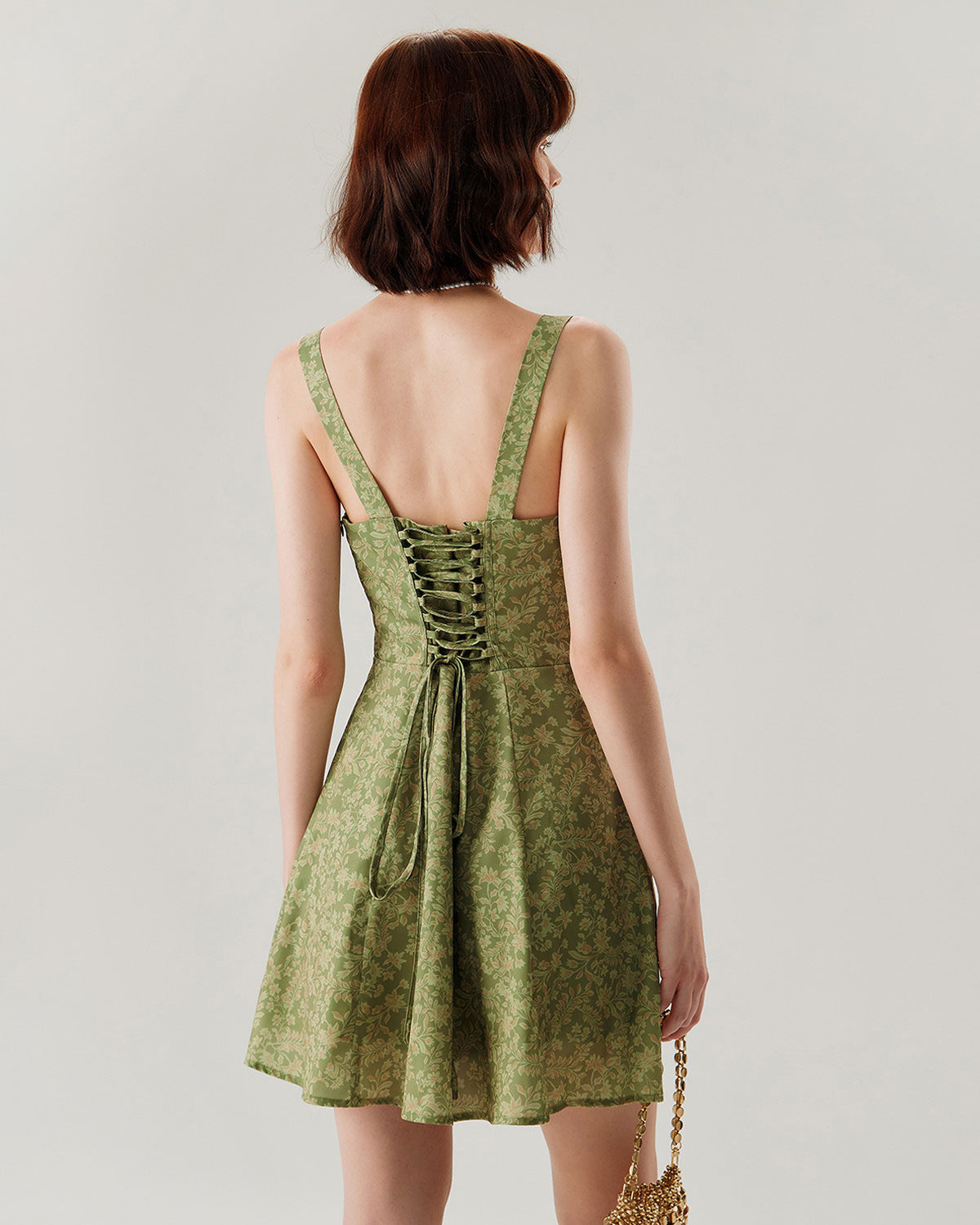 Riha™ | Floral Ruched Slip Mini Dress