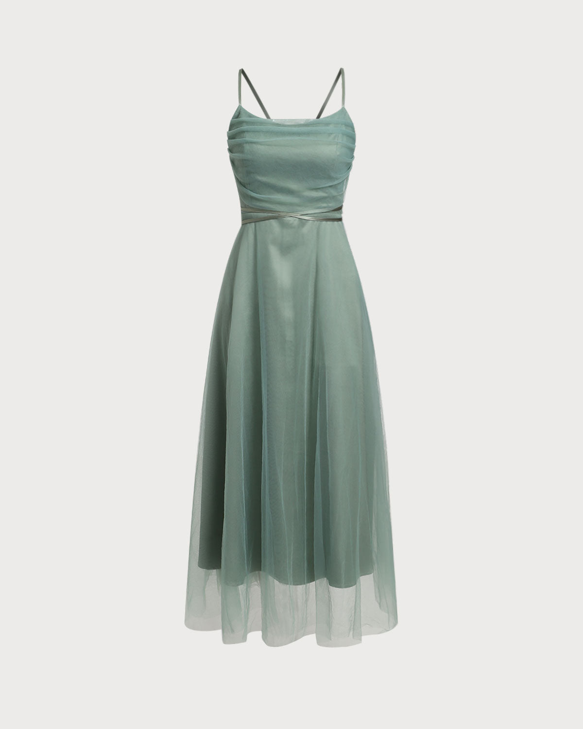 Riho™ | Mesh Flowy Slip Midi Dress