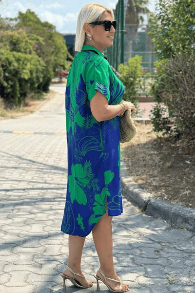 Nina™ | Elegant Dress with Floral Print